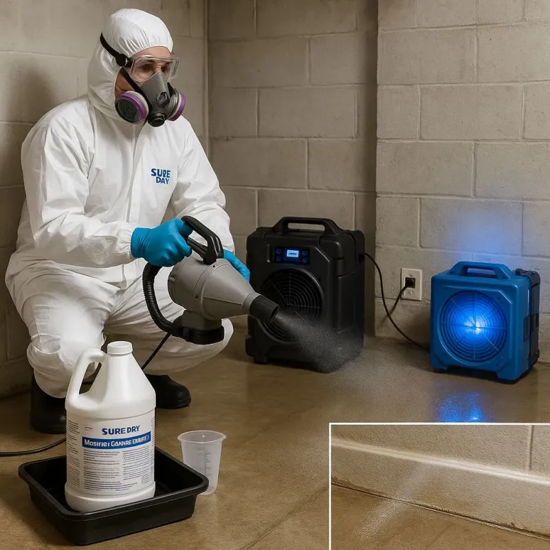 Sanitization and Odor Removal process in Lovettsville, VA